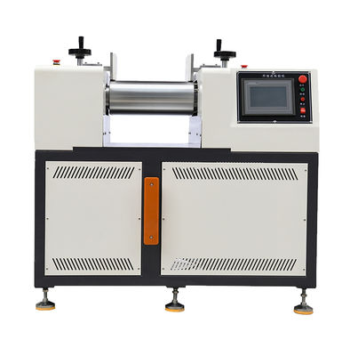 खरीदें रबर मिश्रण के लिए SUS304 स्टेनलेस स्टील हॉपर के साथ दो रोल मिल, समायोज्य रोलर स्पेसिंग और हाई स्पीड मिक्सर online manufacture